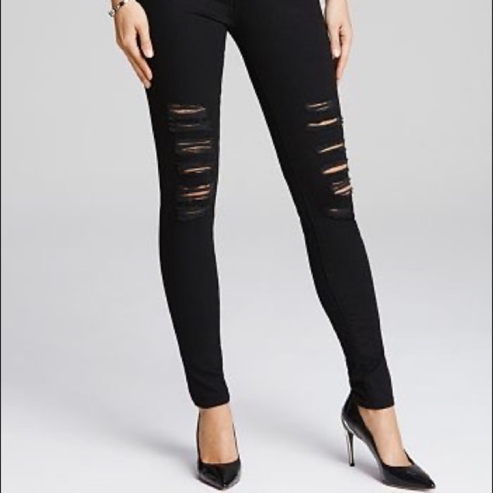 J Brand Maria Photo Ready destroyed high rise skinny Jean
